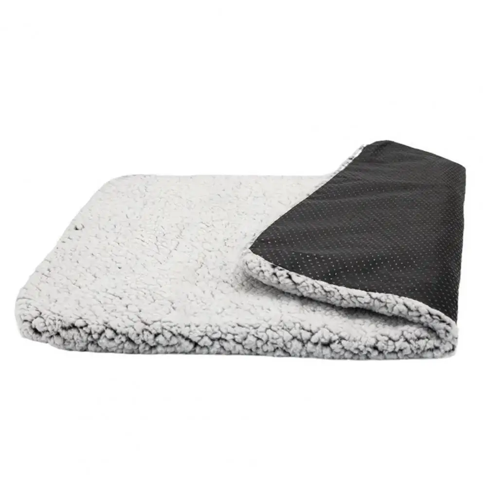 Heat Retaining Pet Mat Pet Heating Pad Self Heating Cat Pad with Non-slip Base Thermal Pet Mat Bed for Dogs Cats Removable