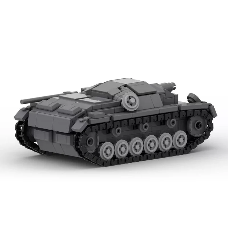 QWERT Anti-Tank Assault Gun Model MOC Building Bricks War Equipment Modular Technology Gifts Holiday Assemble Children Toys Suit
