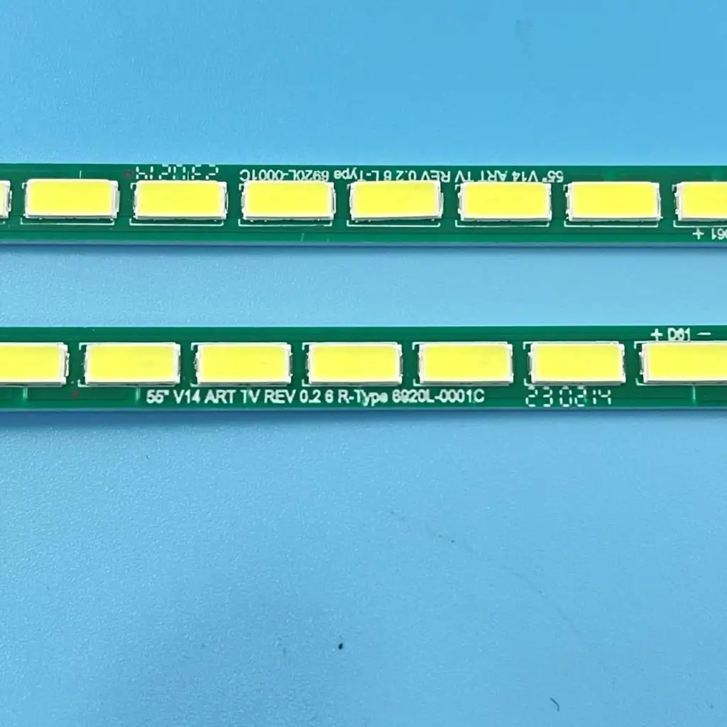 55UB850V 55UB830V 55UB820V strip lampu latar LED untuk 55ub809/60 55ub8909/60 55UB8500 55UF695V 55UF6959 55LM7600 6916L