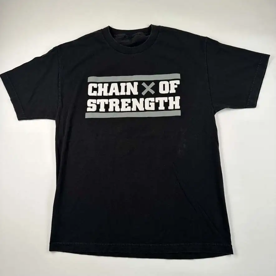 2000S Chain Of Strength T Shirt Large True Till Death