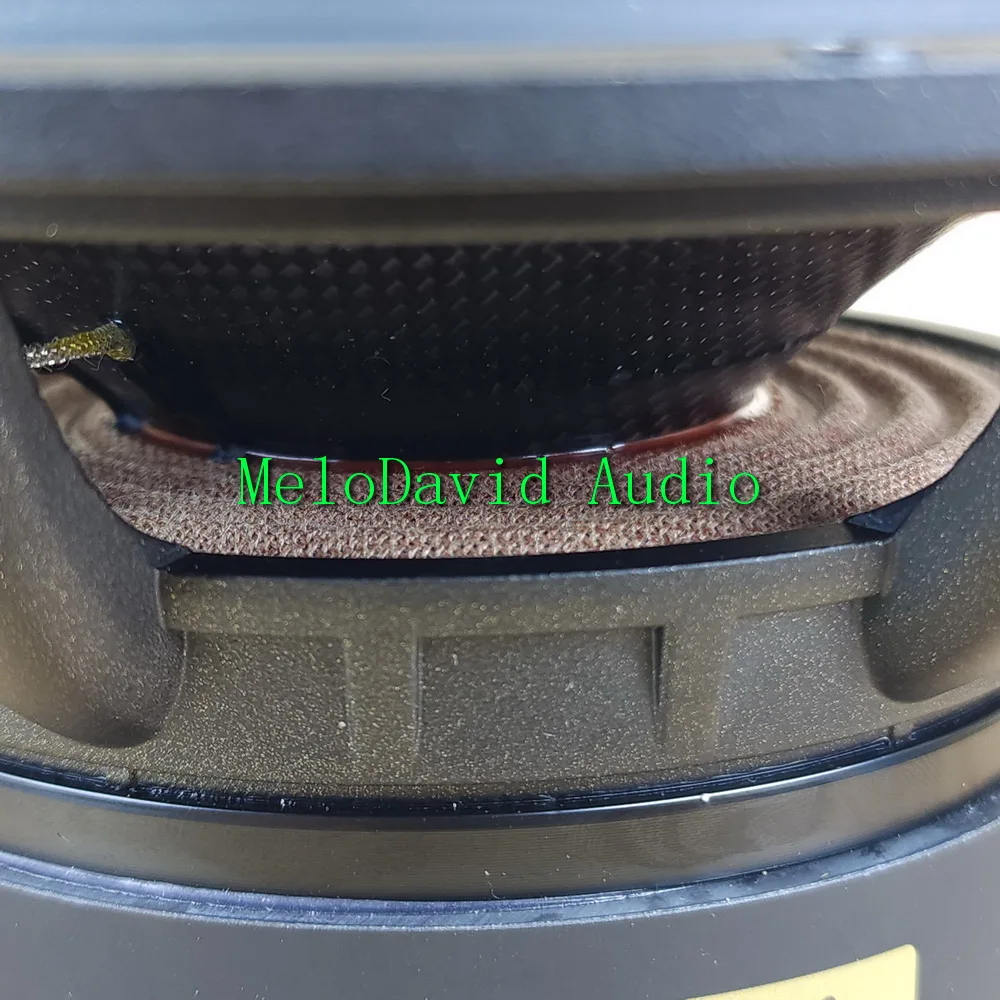MeloDavid Audio AT166CF 탄소 섬유 콘 자동차 미드베이스 우퍼 2개 쌍