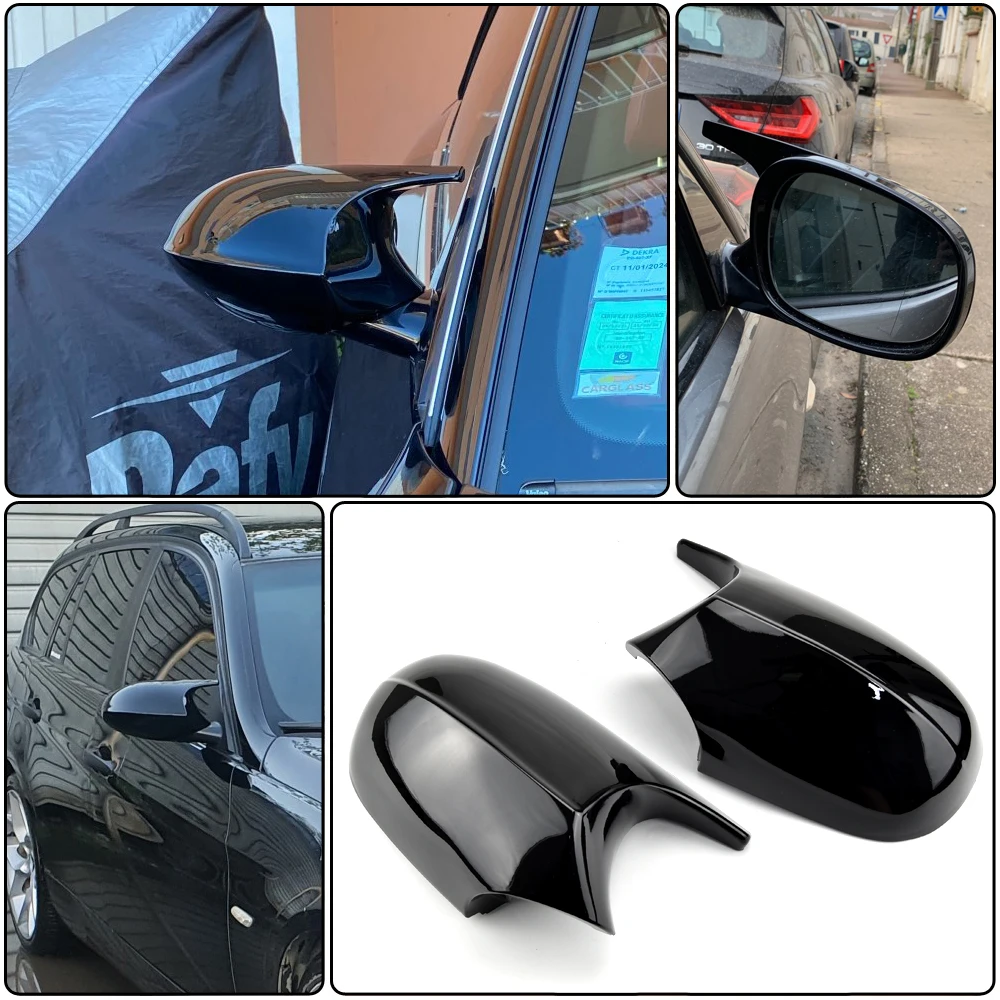 

For BMW 3 Series E90 E91 E92 E93 2005-2009 Carbon fiber pattern Mirror Cover Car Rearview Mirror Cap Cover 1 Series E81 E87 E88