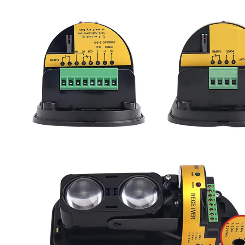 Waterproof Dual Beam IR Detector - 150m Long Range Outdoor Infrared Barrier for Perimeter Security & GSM Alarm Systems