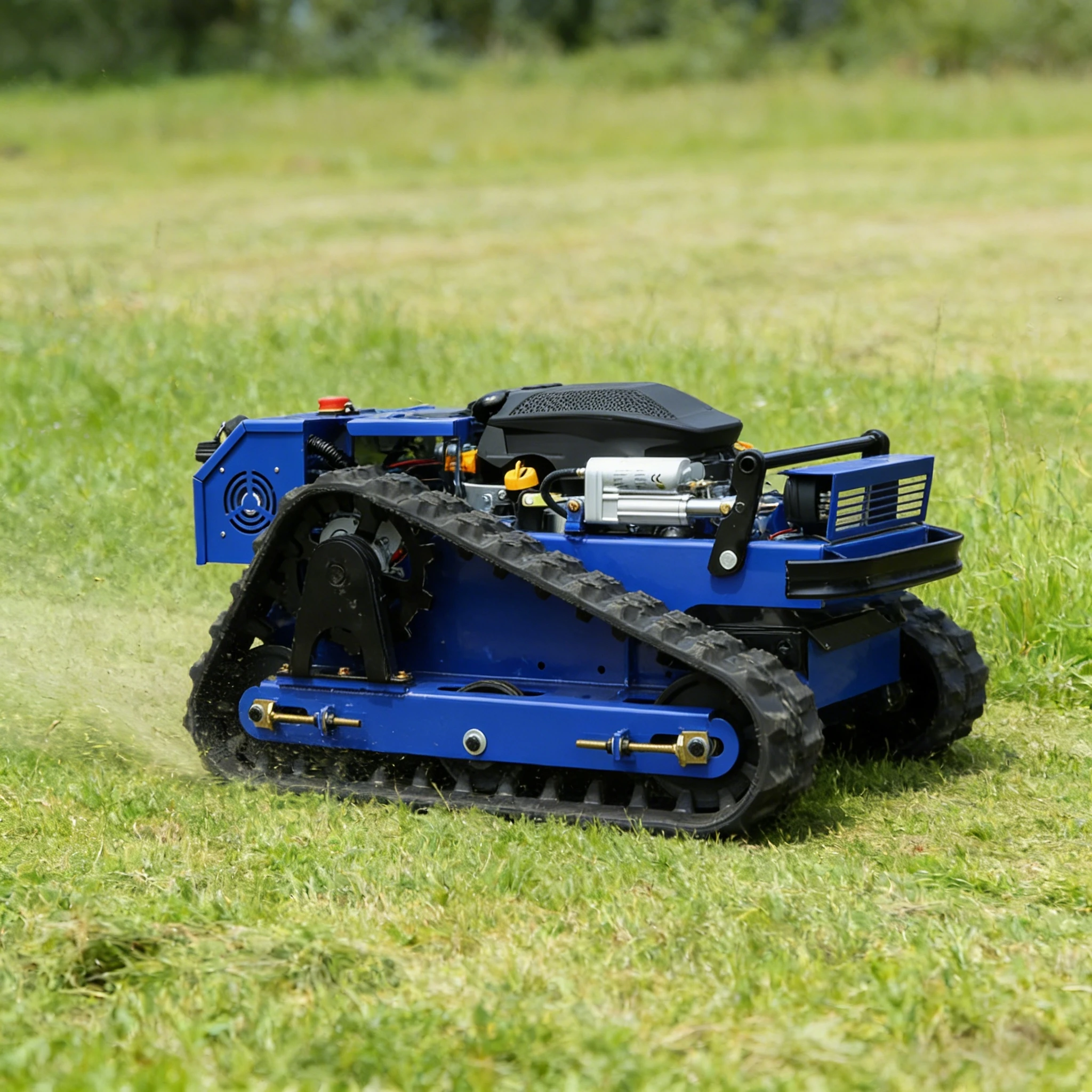 

Customized Portable Remote Control Grass Mower Engine All Terrain Track Mower for Small Garden Villa Yard Farm Orchard