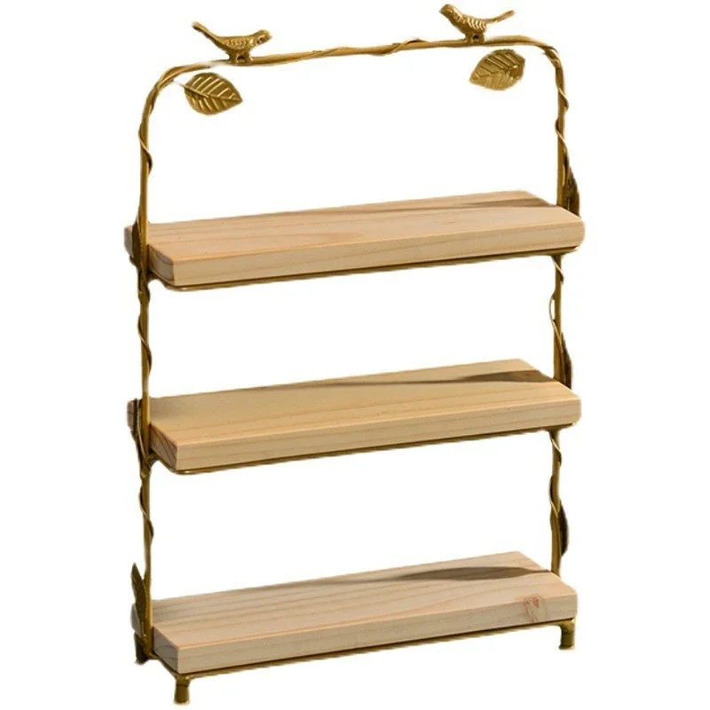 

Ornament cake rack afternoon tea snack wooden tray cold meal table wedding dessert table display rack decorative props