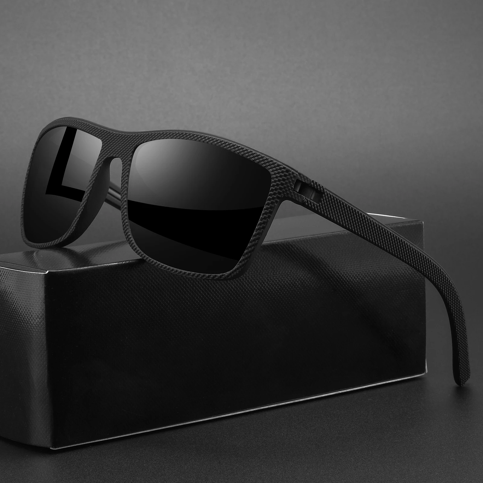 Premium-Sportsonnenbrille – Federscharnier-Design, UV400, Unisex, bequeme Passform für Radfahren, Angeln, Strand und Freizeit