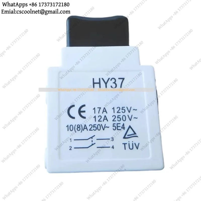 KEDU HY37 17A 125V 12A 250V No Lock Dustproof Trigger Switch for Handheld Electric Mower Gardening Tools Parts