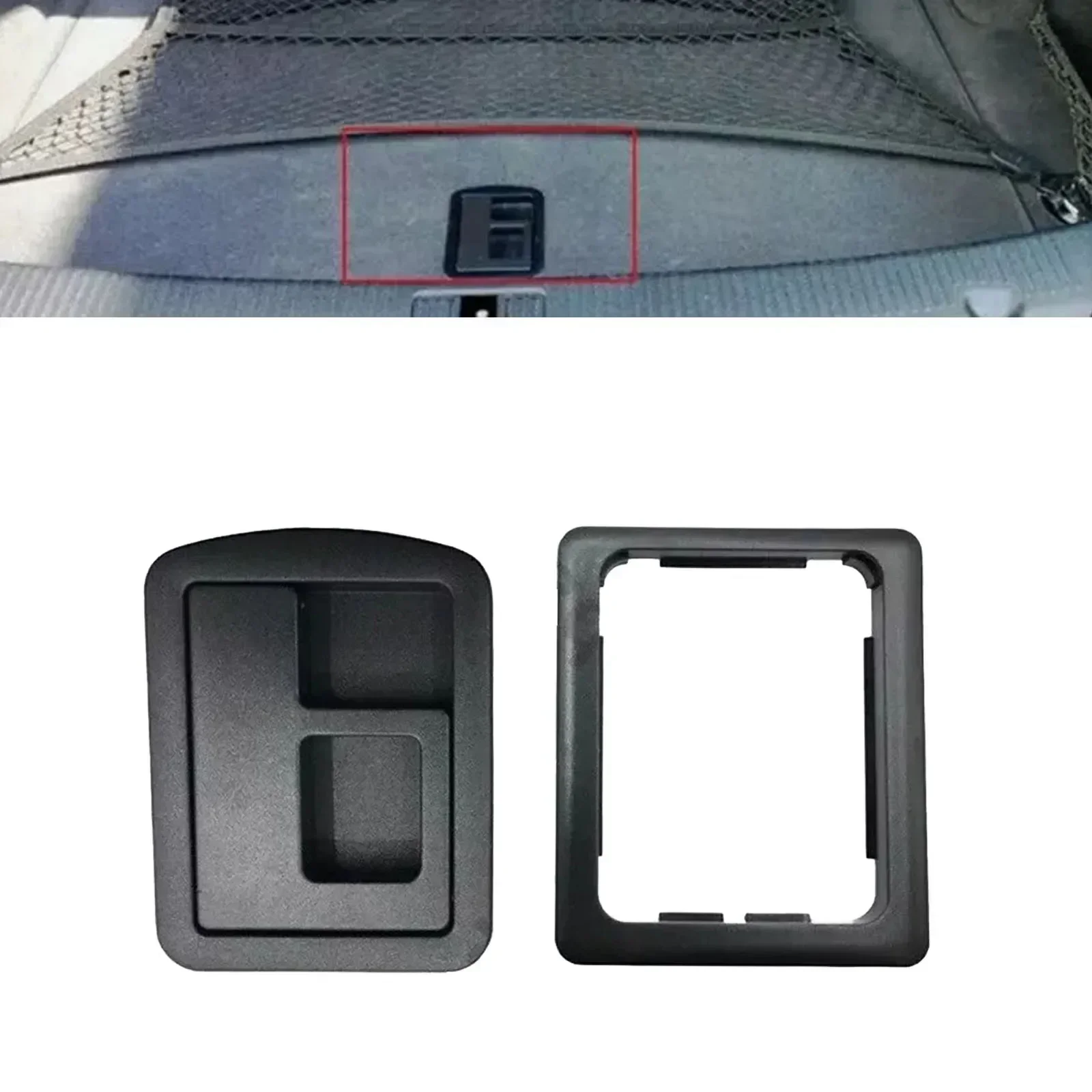 Car Maintenance Trunk Liner Frame Rear Handle As Shown Installation Tested OE Number Check Plastic Material Updated Design