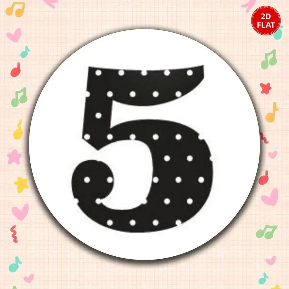 2026 Latest Style Classic Version 2D FLAT Stylish Ornate Round Anime Plastic Brooch Pin Unisex Lapel Badge Fun Gift