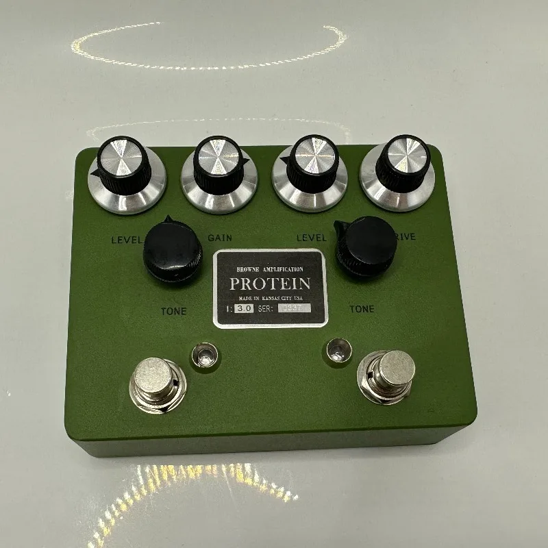 Browne Amplification PROTEIN クローン The Protein Dual Overdrive Pedal — Browne Amplification