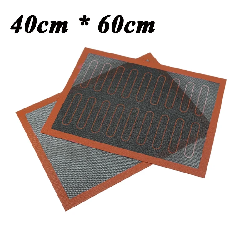 40x60cm Silicone Double Sided Printing Baking Mat Non Stick Pastry Oven Cake Baking Perforated  Sheet Liner Pastry Mat