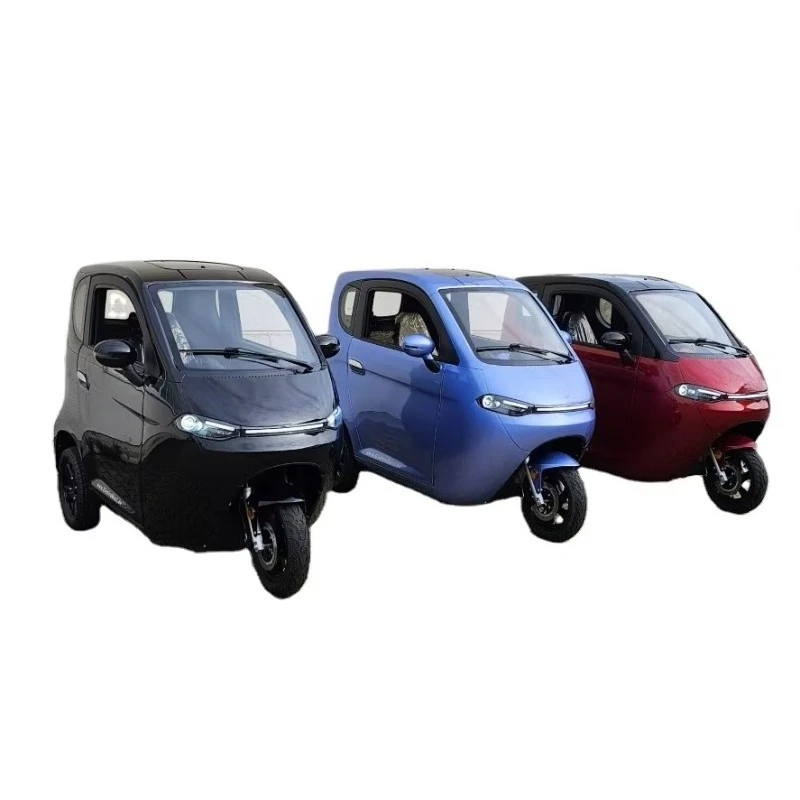 SXLL AERA Closed Body Mini Electric Tricycle Passenger Fully Enclosed Cabin 2200W 60V Lithium Battery EEC COC High Speed 70-90km