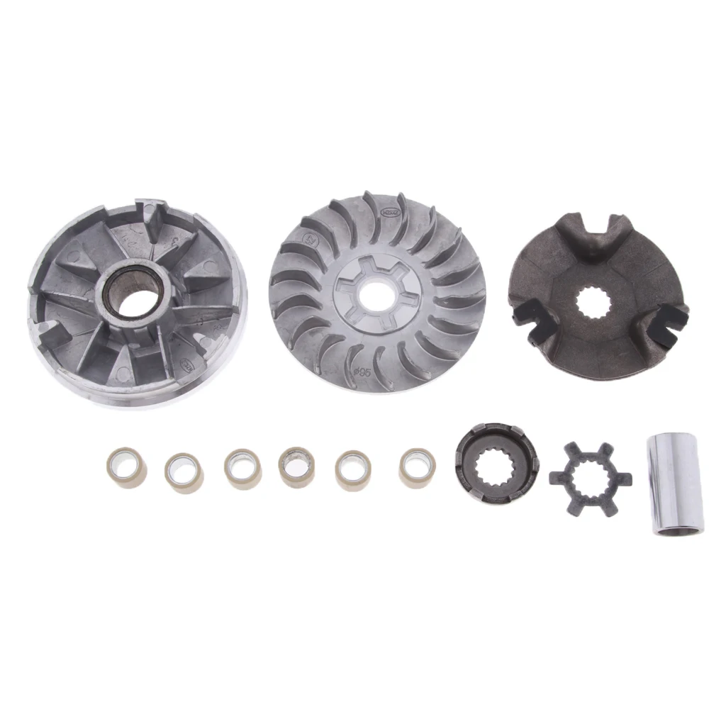 Racing Front Clutch Variator Set for 50cc 2 Storke Jog 1E40QMB Scooter Motorcycle Variator Set