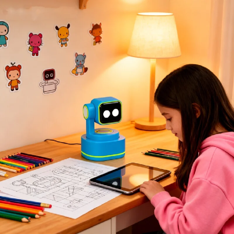 AI Voice Companion Desktop Robot Multilingual Voice Chat Speaker Large Models Emotional Interaction Home Assistant for Adults