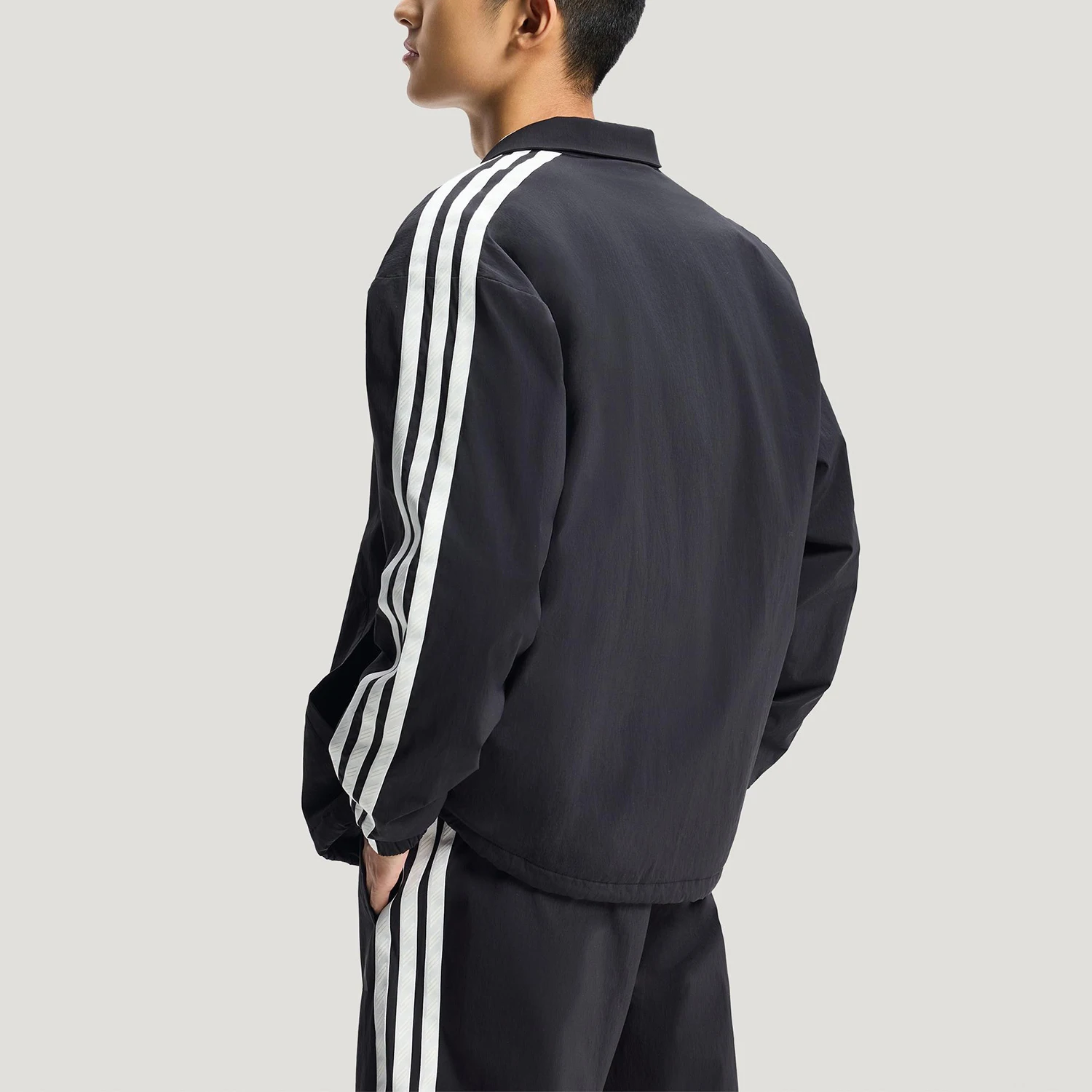 Adidas Authentic Winter Style Men's Lapel Loose Durable Jacket KR2499