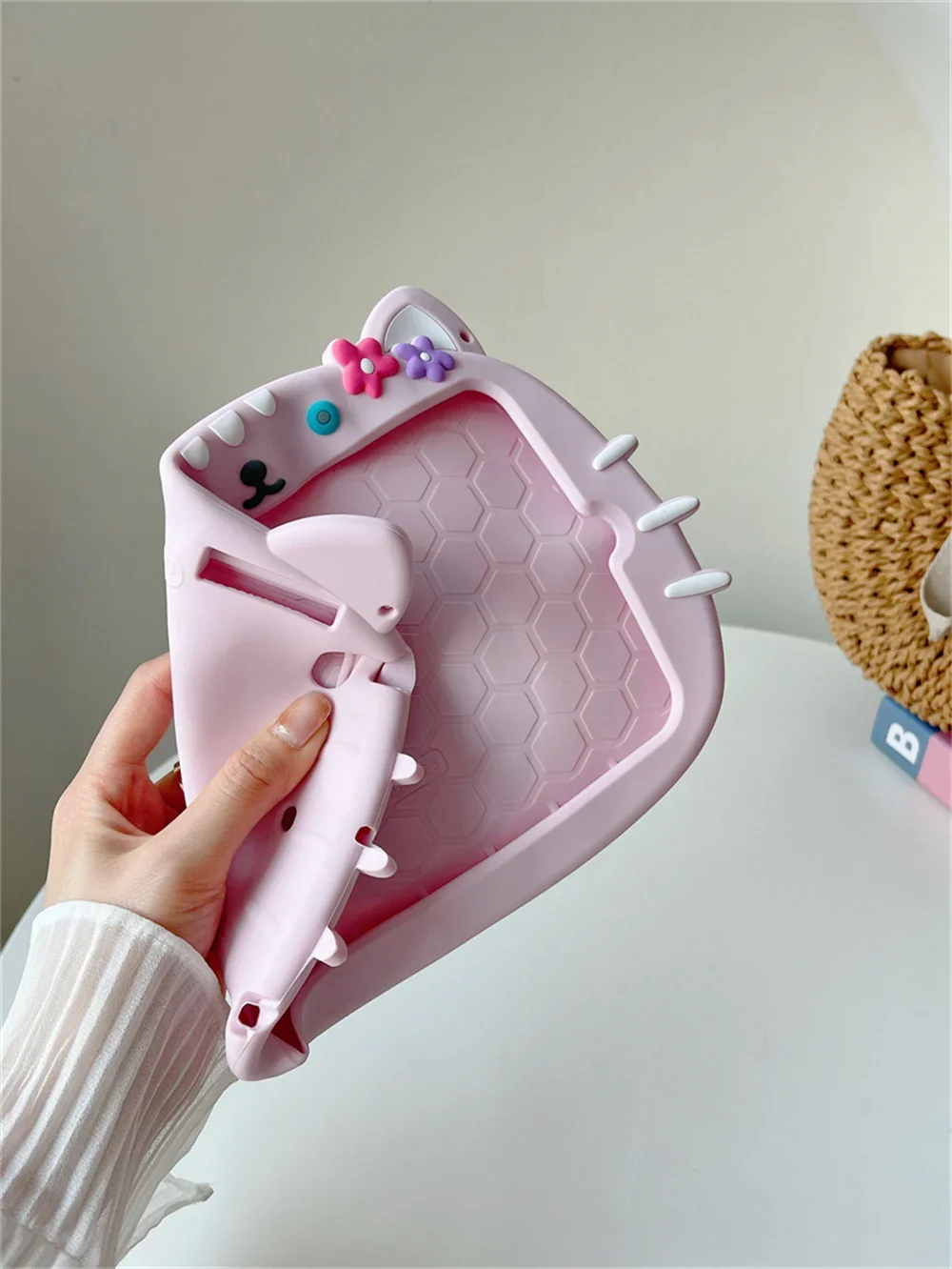 Funda con soporte para Samsung Galaxy Tab A7 10,4 T500 Lite 8,7 T220 para niños, A9 A8 10,5 A 8,0 T290 10,1 T510 S6 Lite 10,4