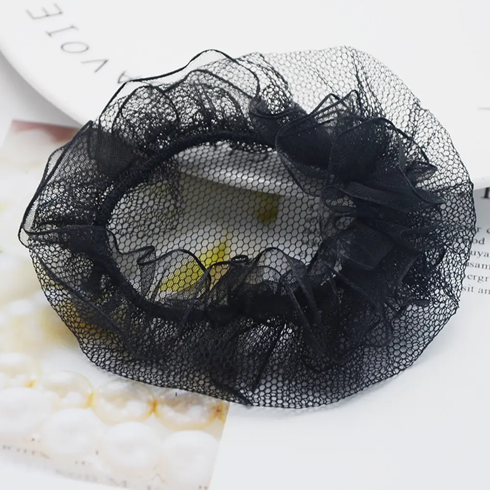 

20Pcs Stretchable Hair Bun Covers Lightweight Breathable Mesh Net for Dancers Skaters Nurses Flight Attendants