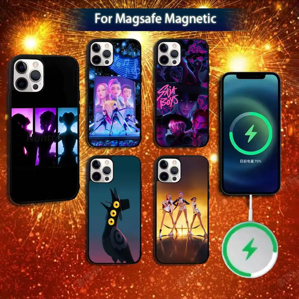 

Чехол для телефона D-Demons H-Hunters K-KpopS для iPhone 17,16,15,14,13,12,11, Pro, Max, Plus, Mini, Magsafe, чехол с магнитной беспроводной зарядкой