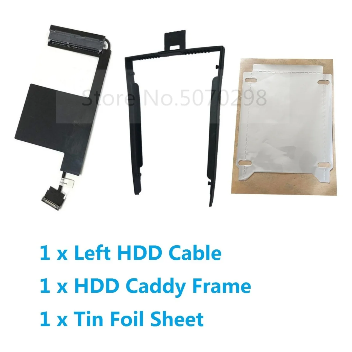 HDD SSD القرص الصلب العلبة ، اليسار واليمين موصل كابل ، M.2 قوس الحال بالنسبة لينوفو ثينك باد P50 ، P51 سلسلة أجهزة الكمبيوتر المحمولة ، 2.5"