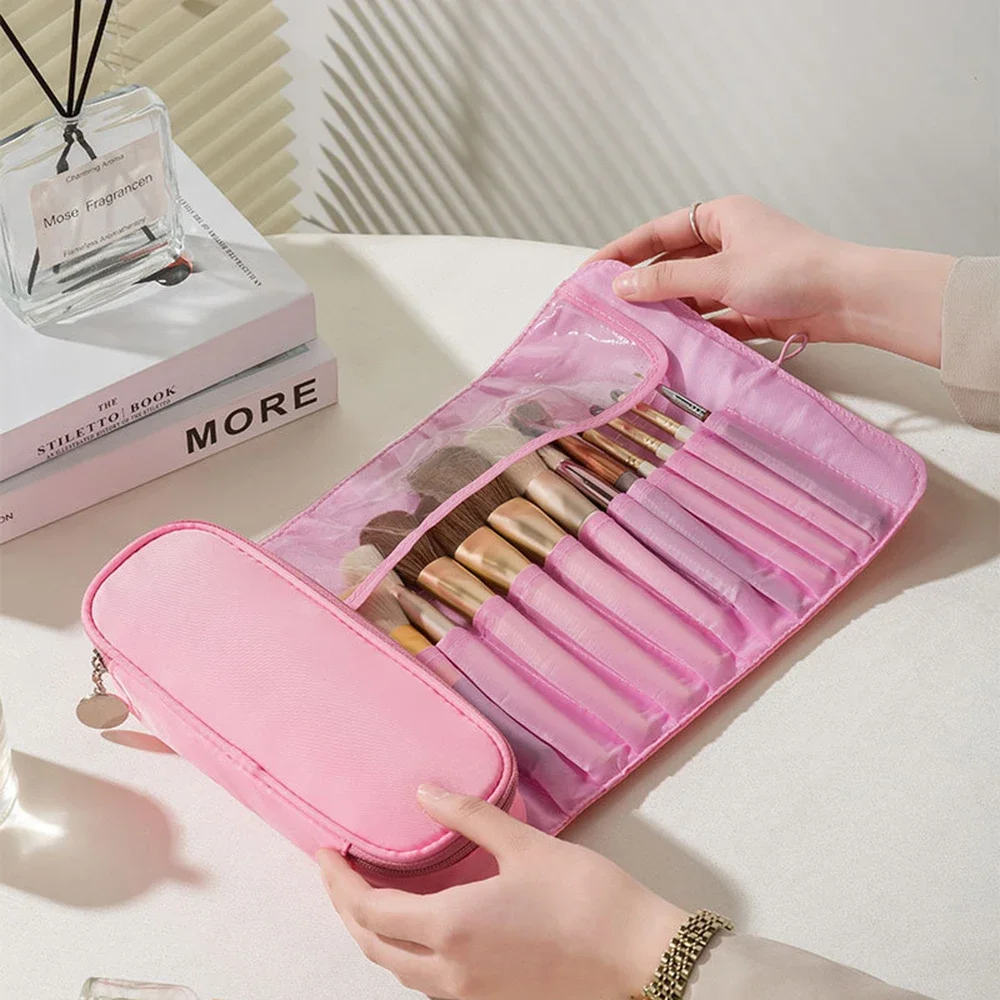 

Multi Functional Folding Professional Makeup Bag Makeup Brush Storage Bag Makeup Brush Organizer Travel Makeup Brush Bag