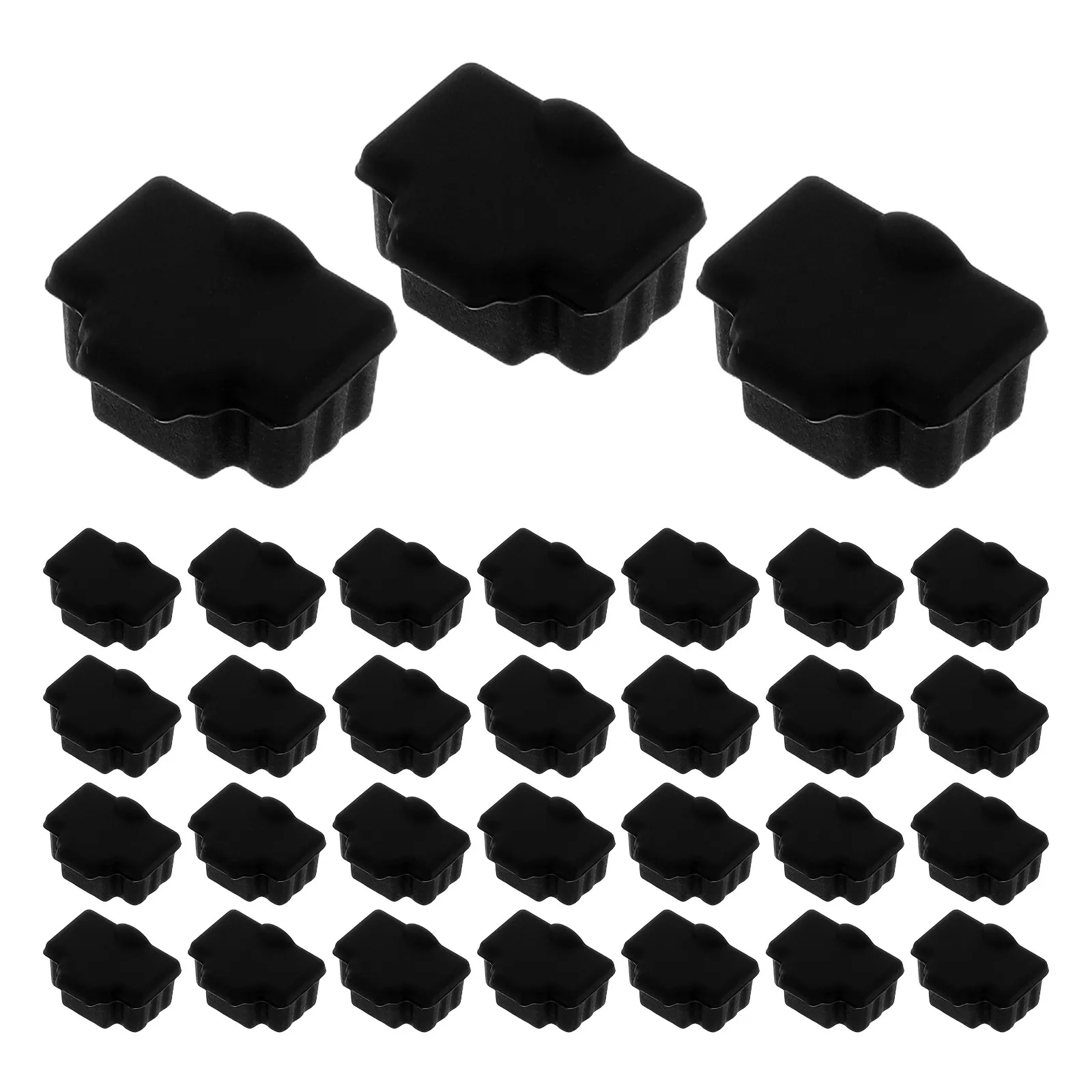 100Pcs Network Port Dust Plug Rj45 Silicone Cover Waterproof Reusable for Laptop Pc Server Ethernet Port Protector