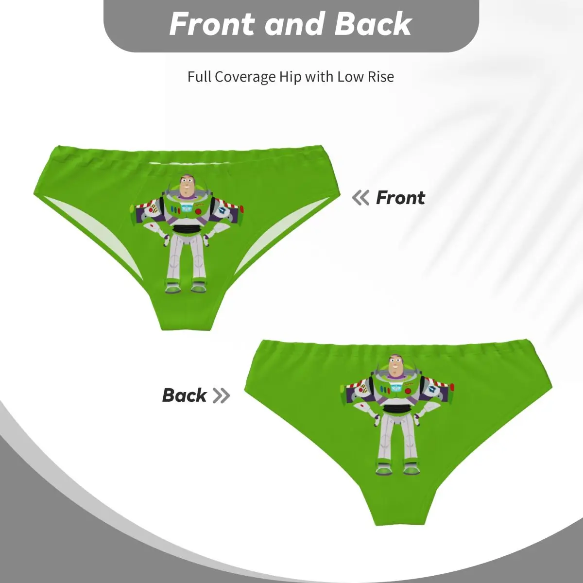 Custom Mens Toy Story Buzz Lightyear Cartoon Men Brief Panties Male Stretch Underwear Underpants