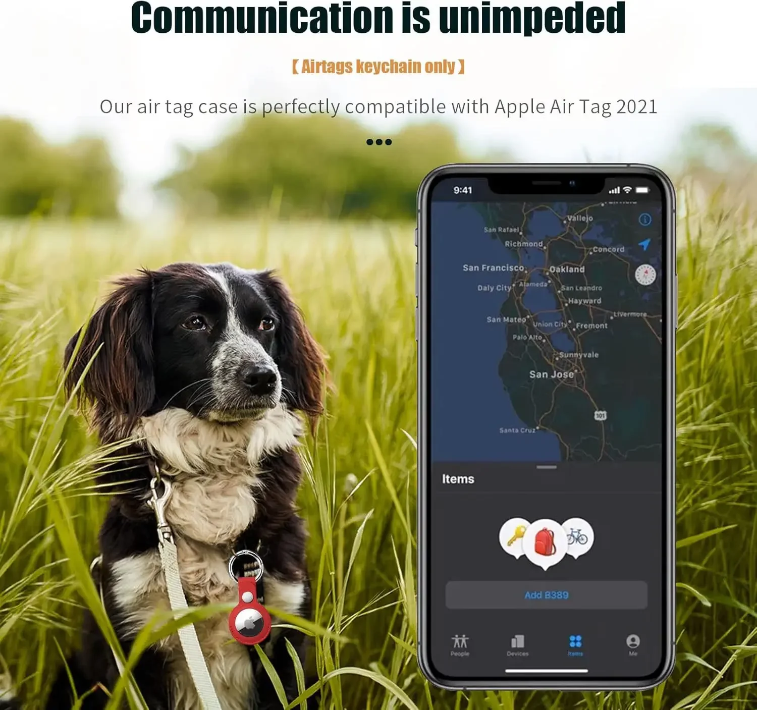 4er-Pack PU-Lederhülle für Apple Airtags mit Schlüsselanhänger, Air Tag Halter, Tier-Tracker-Zubehör, Schutzhülle – Detail 8