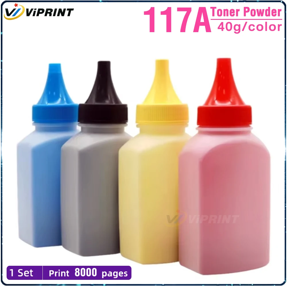 4 Color 117A Compatible Toner Powder for HP LaserJet W2070A W2071A W2073A W2072A Printerss