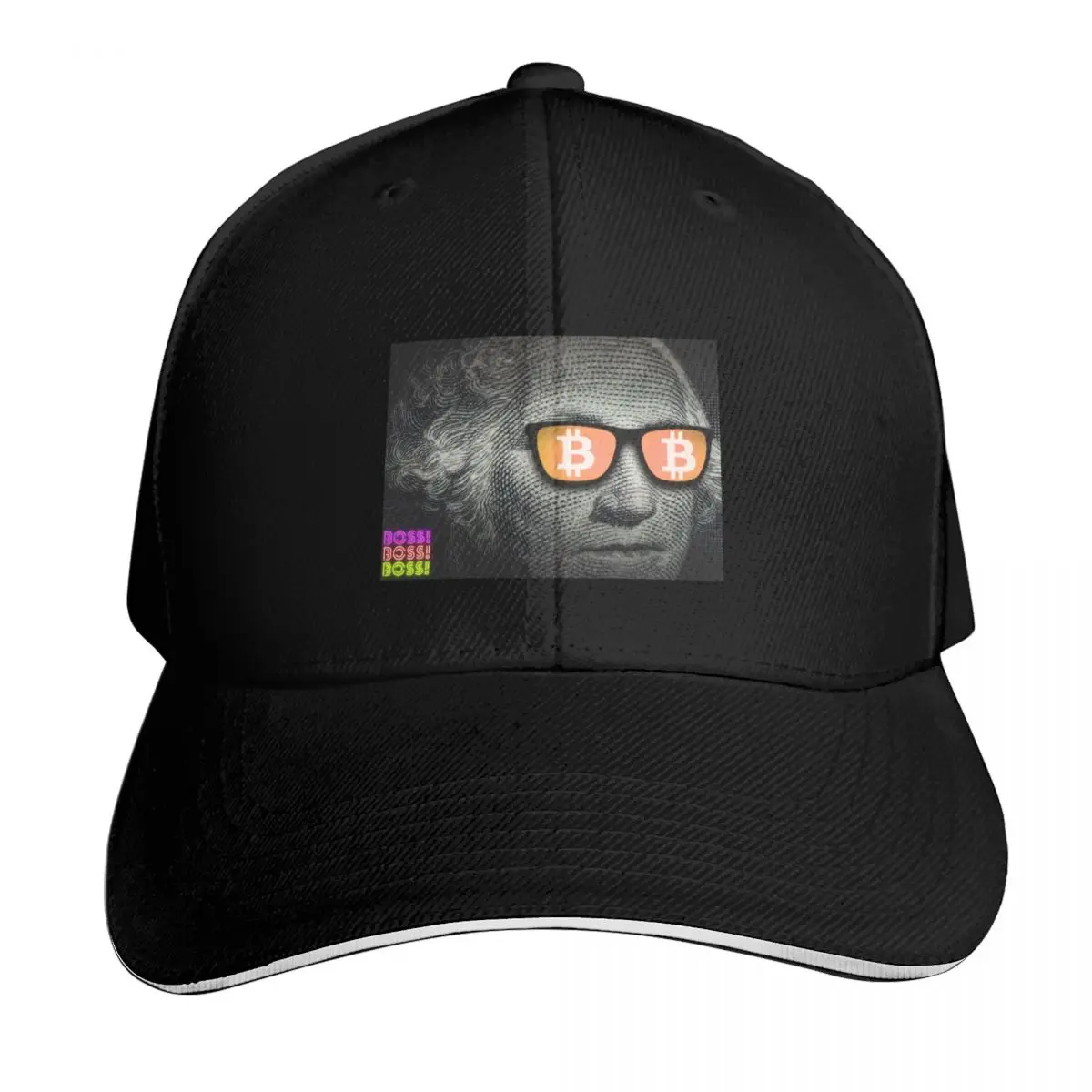 BOSS BITCOIN Baseball Cap Gift for Him Her Casual Daily Wear Quick Dry Performance