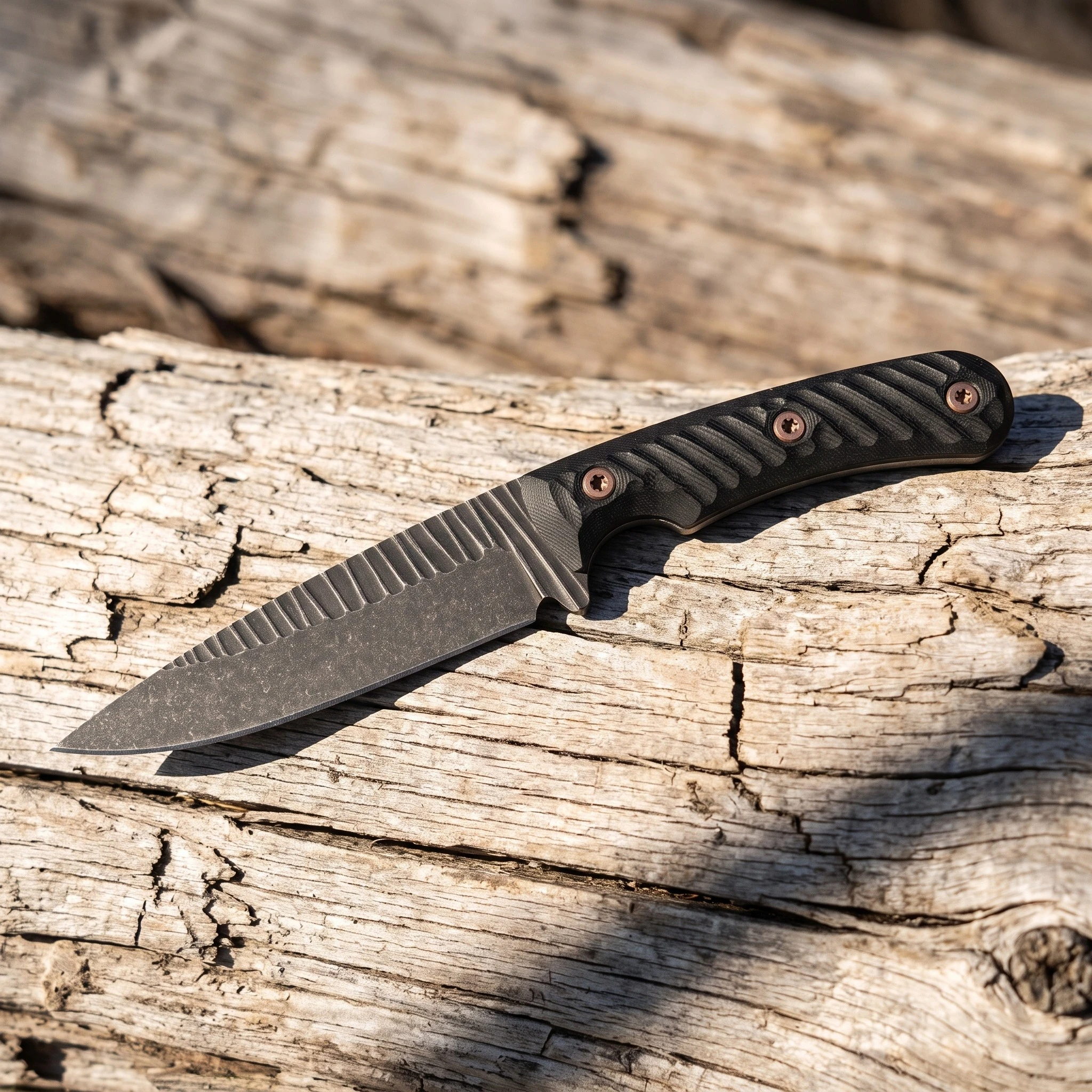 Multi-functional Fixed Blade Sheath High Hardness Blade Outdoor Hiking Picnic Camping Field Exploration BBQ Wear-resistant Tool