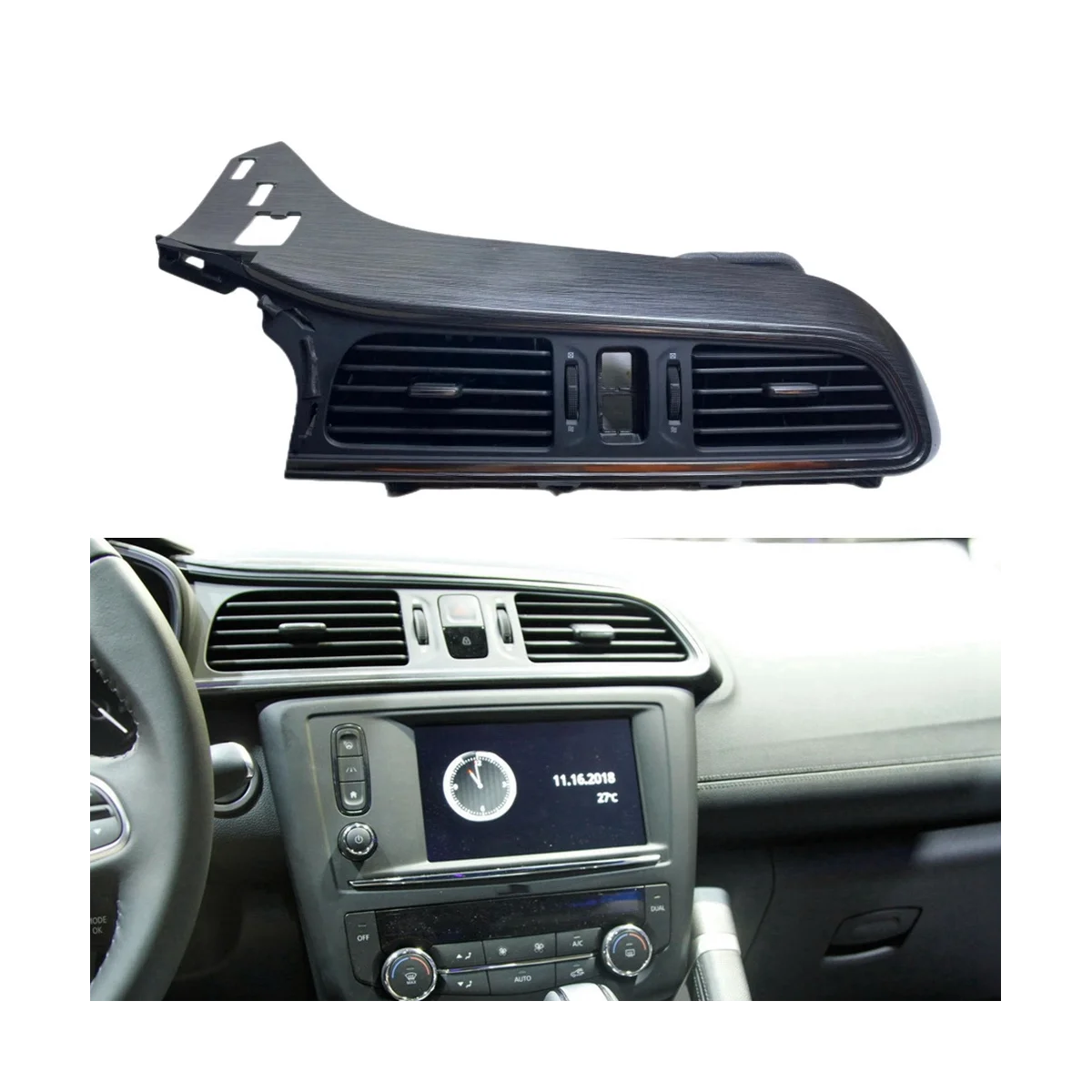 687509788R Car Air Outlet Dashboard Central Mouldings for Kadjar Ser 250629