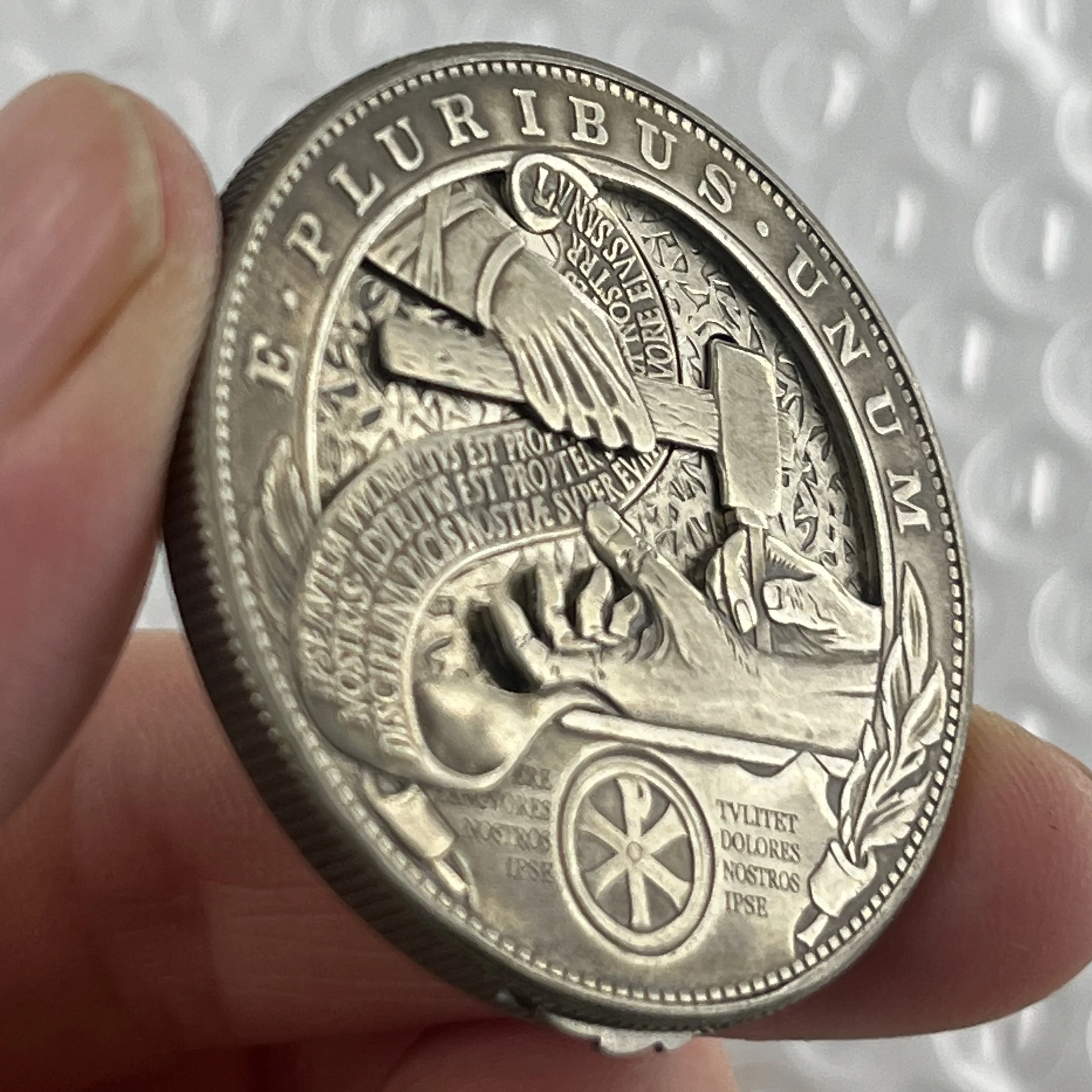 EDC Fidget Spinner Mechanical Coin Hammer Hobo Nickel Open Armor Spinner Fidget Toys Relieve Adult Stress Simple Toys