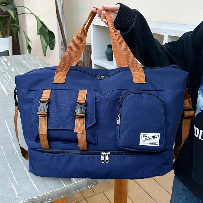 

Multifunctional Large Capacity Travel Storage Bag Multi-layer Clothing Organizer Luggage Tote Bag for Travel Camping