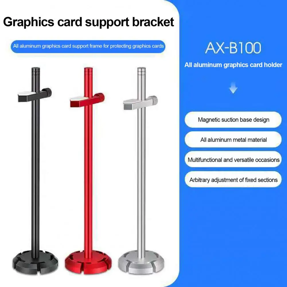 Magnet Adhesion Graphics Card Holder Graphics Card Holder Height Adjustable Magnetic Adhesion Graphics Card Sag for Computer