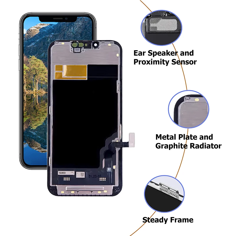 OLED Lcd For 13 Pro Max Pantalla LCD For Iphone 13 Lcd Screen ZY Incell Display Replacement For Iphone 13 13 Mini Lcd Ecran