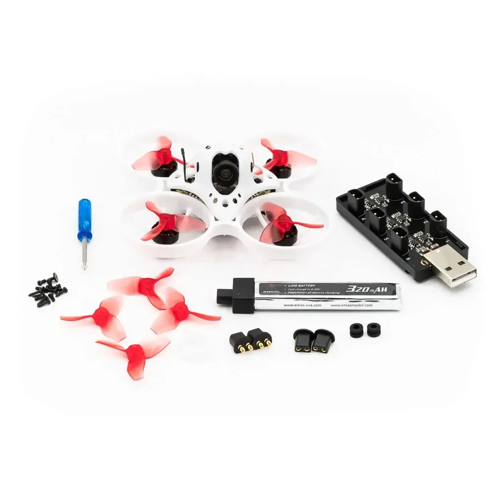 Emax Tinyhawk Nanoscout HDZero RTF/BNF 65 mm 08015 Motor 5 en 1 AIO 2.4G ELRS FPV Racing Drone Combo