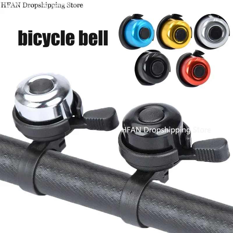 Mini Bicycle Bell Aluminum Alloy MTB Bike Safety Warning Alarm Cycling Handlebar Bell Ring Bicycle Horn Cycling Accessories