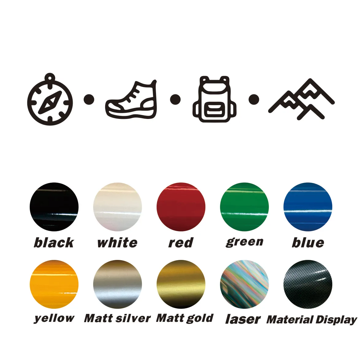 

Funny Adventure Icons Vinyl Decals – Die-Cut Stickers to Spice Up Cars, Trucks, Vans & Camper Vans | Grab Yours for a Fun Ride!