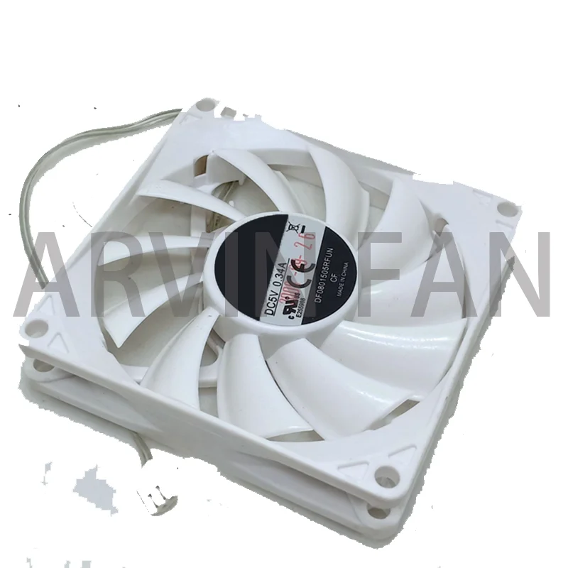 

DC 5V 80mm Cooling Fan 8015 A8015-20RA-2IN-F1 Slim Double Ball Cooler Quiet Silent