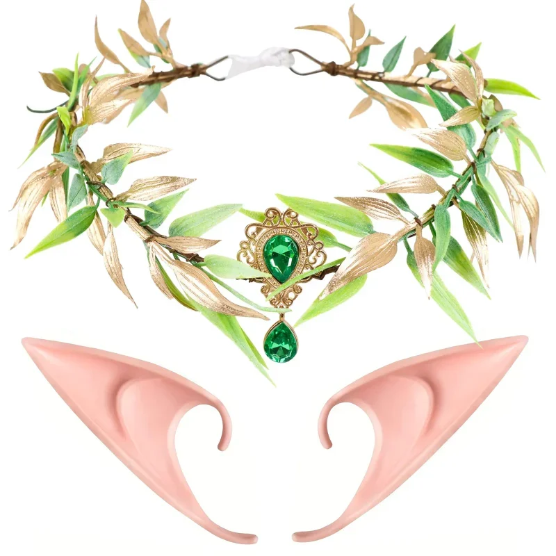 Betoverde Bosfee Bladkroon Hoofddeksel - Delicaat dameskostuumaccessoire voor Cosplay Halloween Elf Prinses