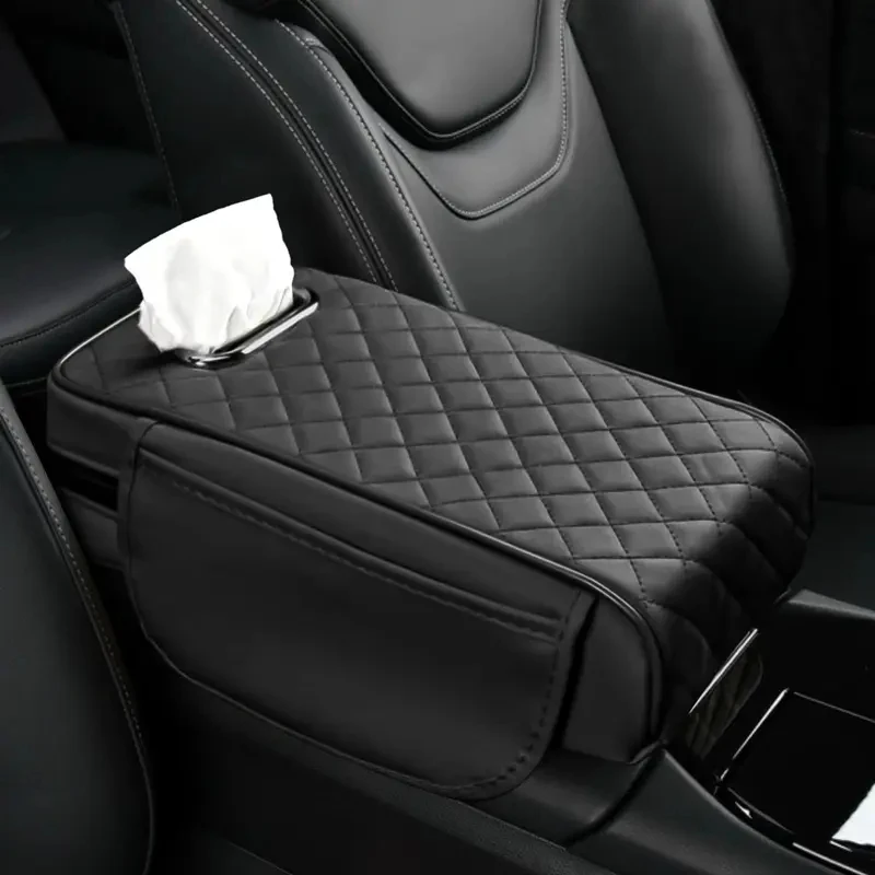 Coussin de protection épaissi pour console centrale de véhicule, soulage la fatigue des bras lors de longues trajets