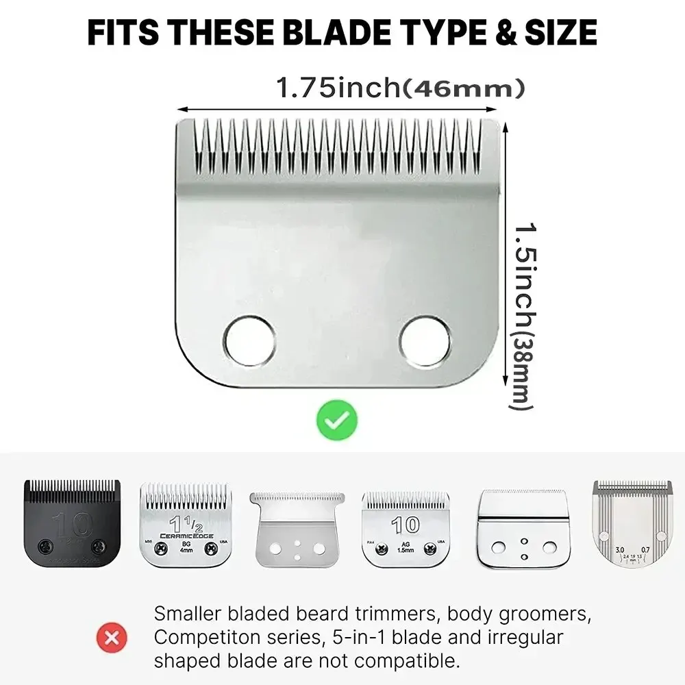 Professional Hair Clipper Limit Guide Comb for Wahl Trimmer Barber Guide Comb Haircut Tool Clipper Limit Combs Black/Clear