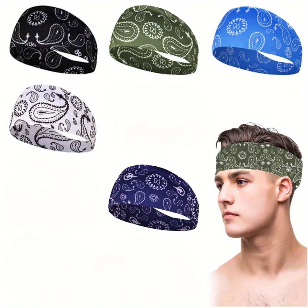 

5PCS Minimalist Fitness Sweatband Running Headband Sports Headband for Men and Women