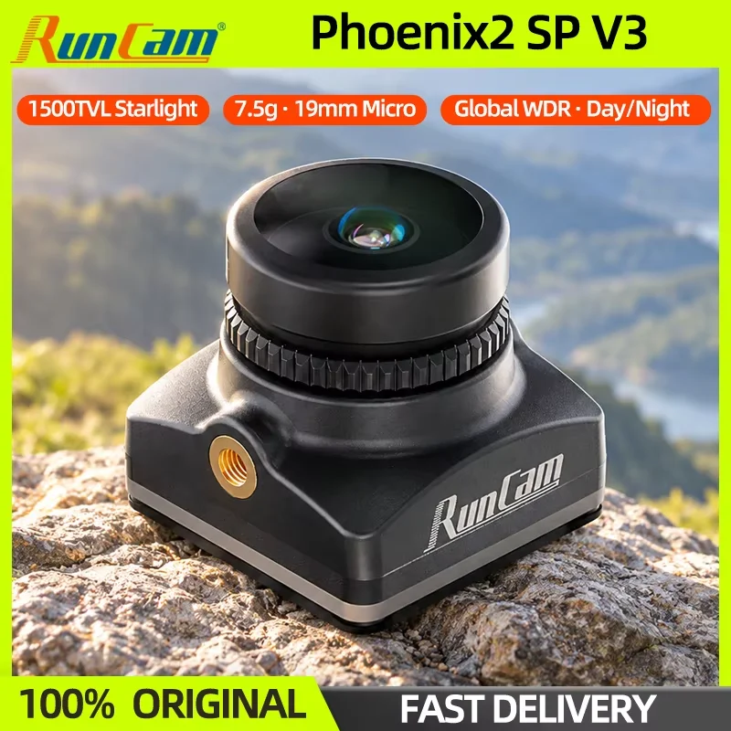 RunCam Phoenix2 SP V3 Camera Phoenix2 1500TVL NTSC/PAL 4:3/16:9 DC 5-36V For FPV Racing Drone Quadcopter
