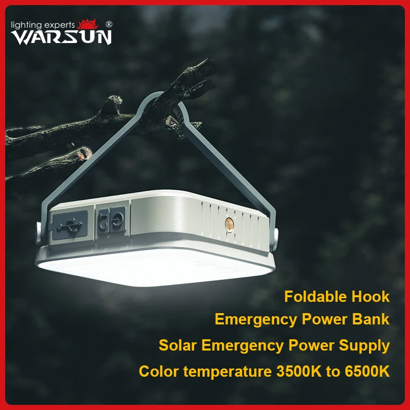 Warsun CP36 Camping Lights SMD Rechargeable Outdoor Hanging Lights Portable Fill Light Work Maintenance Lighting