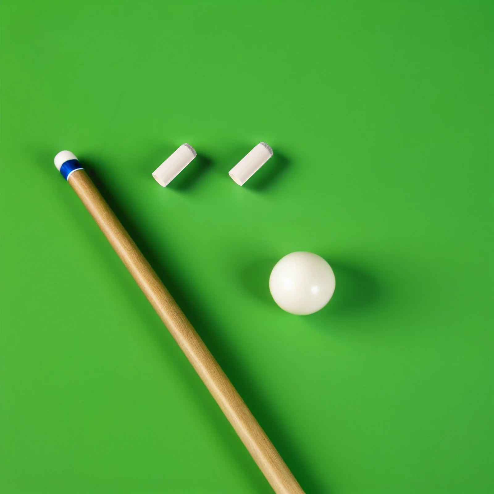 200 punte da biliardo da 9 mm, testine di ricambio per stecche da biliardo, superficie strutturata per accessori per bastoncini da biliardo