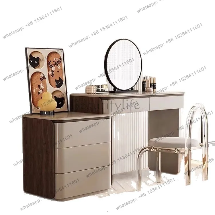 LS dresser chest integrated light luxury high-end feeling new makeup table bedroom modern simplicity