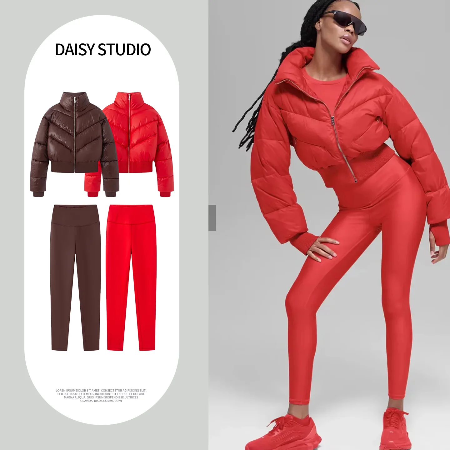 

Новая весенняя женская утепленная хлопковая куртка на молнии с длинными рукавами и воротником-стойкой, брюки для йоги, верхняя одежда для комфортного весеннего образа