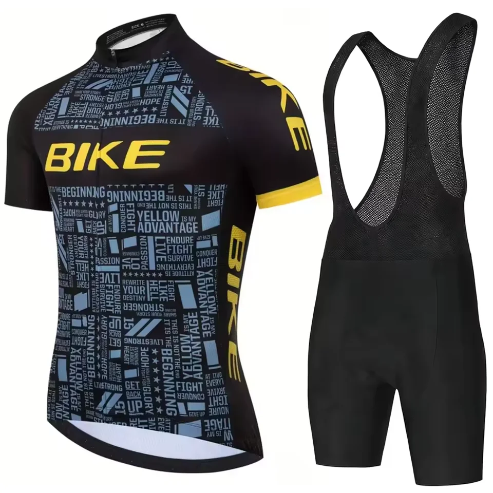 2026 Sommer-Radtrikot-Set für Herren in Leuchtfarben MTB Kurzarm-Radkleidung Mountainbike-Bekleidung Ropa Ciclismo Uniform – Detail 10