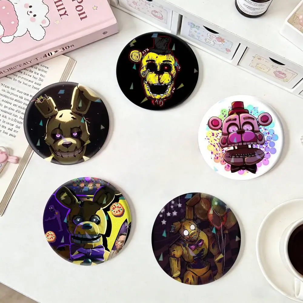 

W-FnafS Badges Niche Design Brooch for Backpack Lapel Pins Creative Accessories